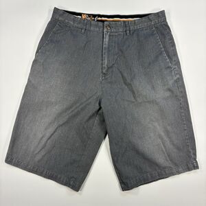 VOLCOM Mens 34" Waist gray FRIGGIN Chino Shorts 24"